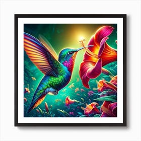 Hummingbird Art Print