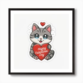 Happy Valentine'S Day 1 Art Print