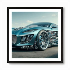 Jaguar Concept Car Art Print