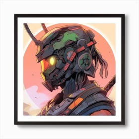 Samurai Warrior 7 Art Print