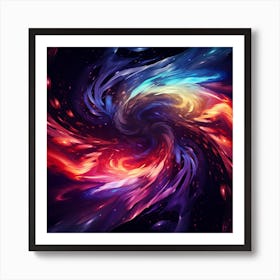 Abstract Swirl Art Print