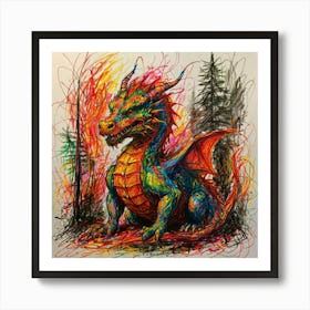 Dragon Art Print