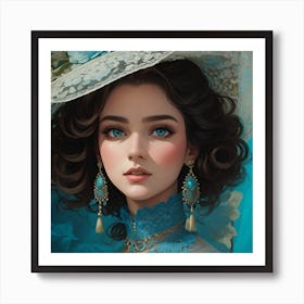 Victorian Girl 1 Art Print