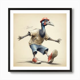 Vulture 5 Art Print