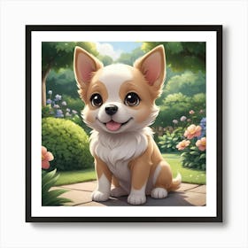 Playful Dog Art Print