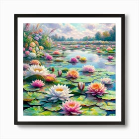 Water Lilies 1 Art Print