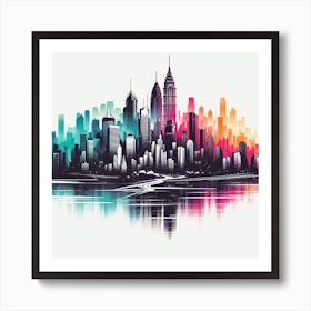 New York City Canvas Art Art Print