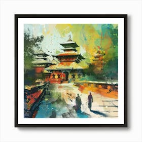 Kathmandu Art Print