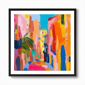 Abstract Travel Collection Savannah Georgia 2 Art Print