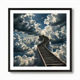 Staircase To Heaven Art Print
