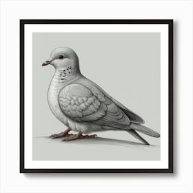 Dove f Art Print