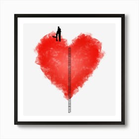 Ladder ot my heart Art Print