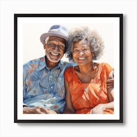 Happy Couple 2 Art Print