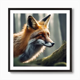 Red Fox 3 Art Print