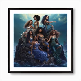 La Isla de las Sirenas Luminae Art Print