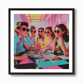 'Girls Night Out' Art Print