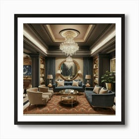 Luxury Living Room Poster