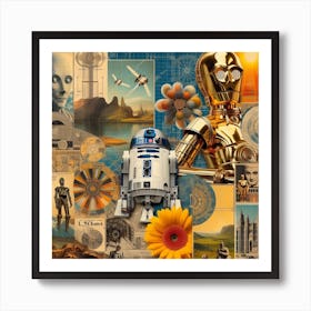 Star Wars R2d2,A Droid's Dream: A Fragmentary Vision of Rebellion and Belonging 1 Art Print