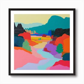 Abstract Park Collection Hangang Park Seoul 2 Art Print