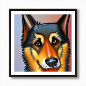 German Shepherd 2 Art Print