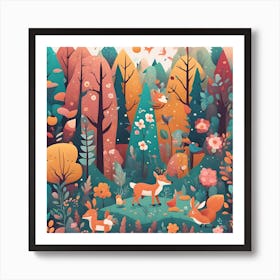 Autumn Forest 2 Art Print