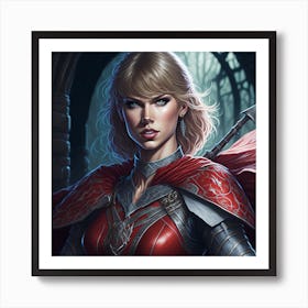 Leonardo Diffusion Taylor Swift In Dungeons And Dragons Theme 1 Art Print