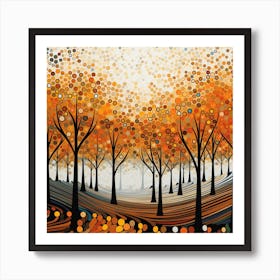 Autumn Trees 8 Art Print