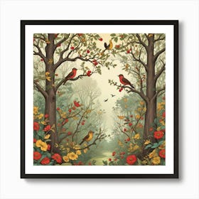 Magical Meadow Serenity In The Meadow (2) Art Print