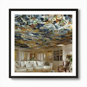 Ceiling Painting Art Print