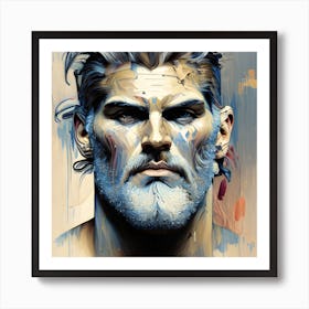 Masculine Greek God Art Print