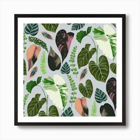 Tropical Leaves Art Print