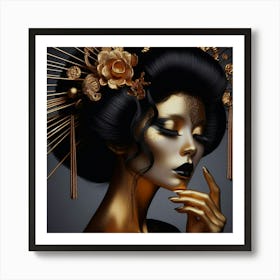 Geisha 208 Art Print