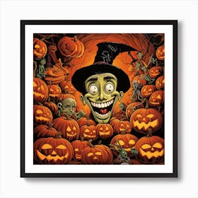 Jack O Lantern Art Print