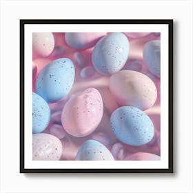 Easter Eggs Art Print