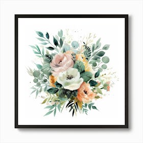 Bouquet Of Flowers 14 Art Print