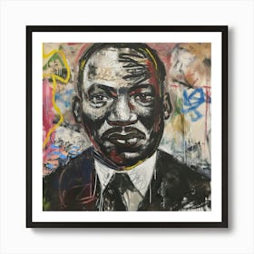 Martin Luther King, Jr  (Tribute) Art Print