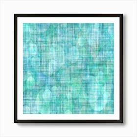 Blue Bokeh Art Print