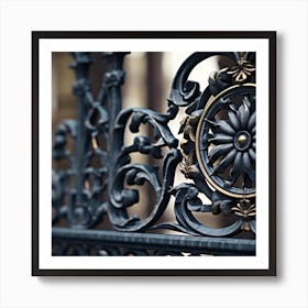 Wrought Iron Gate 3 Art Print