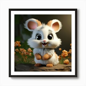 Cute Hamster 2 Art Print