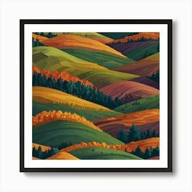 Autumn Landscape 2 Art Print