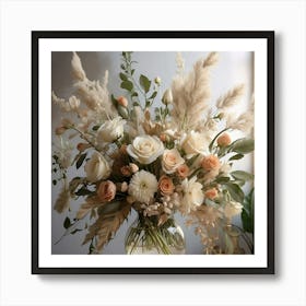 Boho Whispers of Elegance 16 Art Print