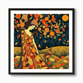 Gustav klimt art print 2 Art Print