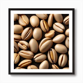 Close Up Of Coffee Beans 10 Art Print