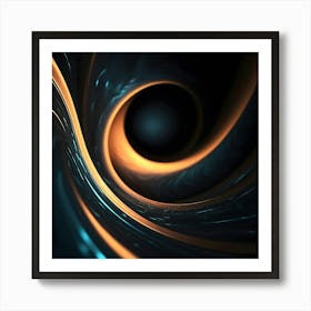 Abstract Swirl Art Print