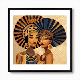 Egyptian Women Art Print