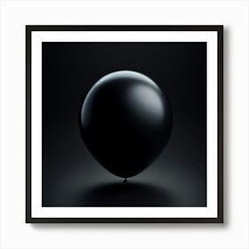 Black Balloon 1 Art Print