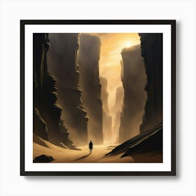 Desert Landscape 5 Art Print