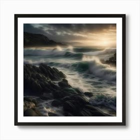 Stormy Seas Art Print