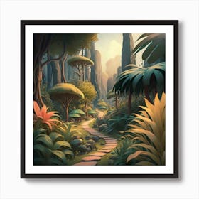 Path In The Forest 1 Art Print