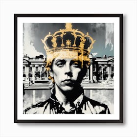 The King of the Studded Jacket Art Print